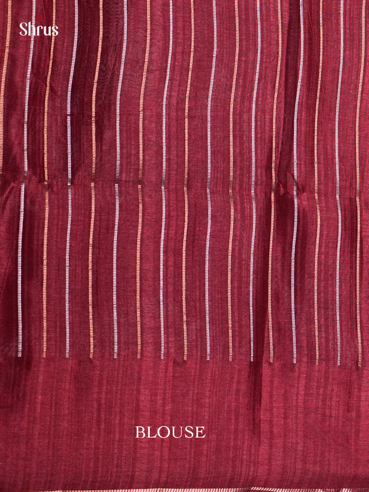Maroon - Semi Rawsilk Saree -EAS27005 - Shop on Shrus.com