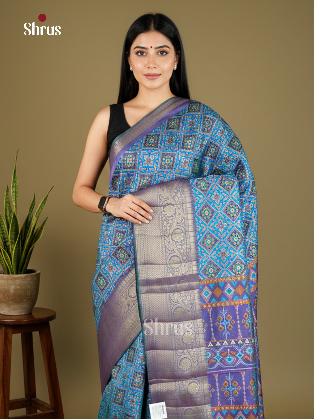 EAS27026 - Semi Patola-Kanchi Border Saree