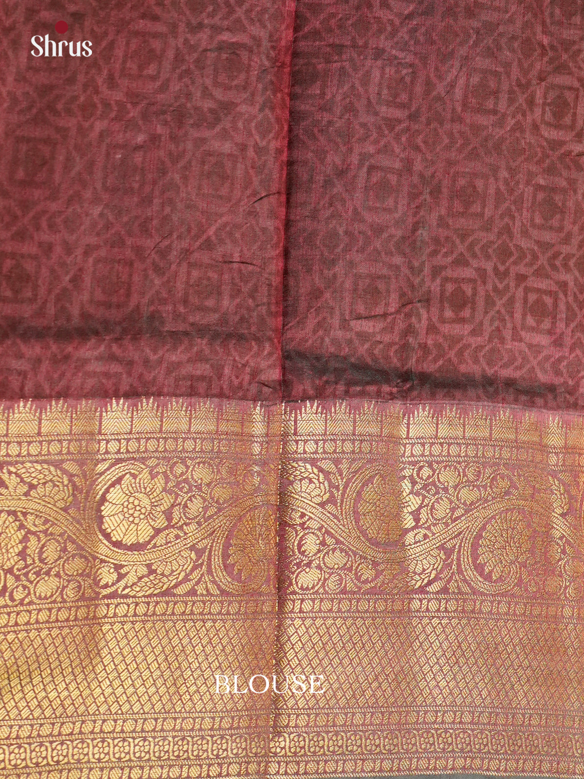 EAS27052 - Semi Patola-Kanchi Border Saree - Shop on Shrus.com