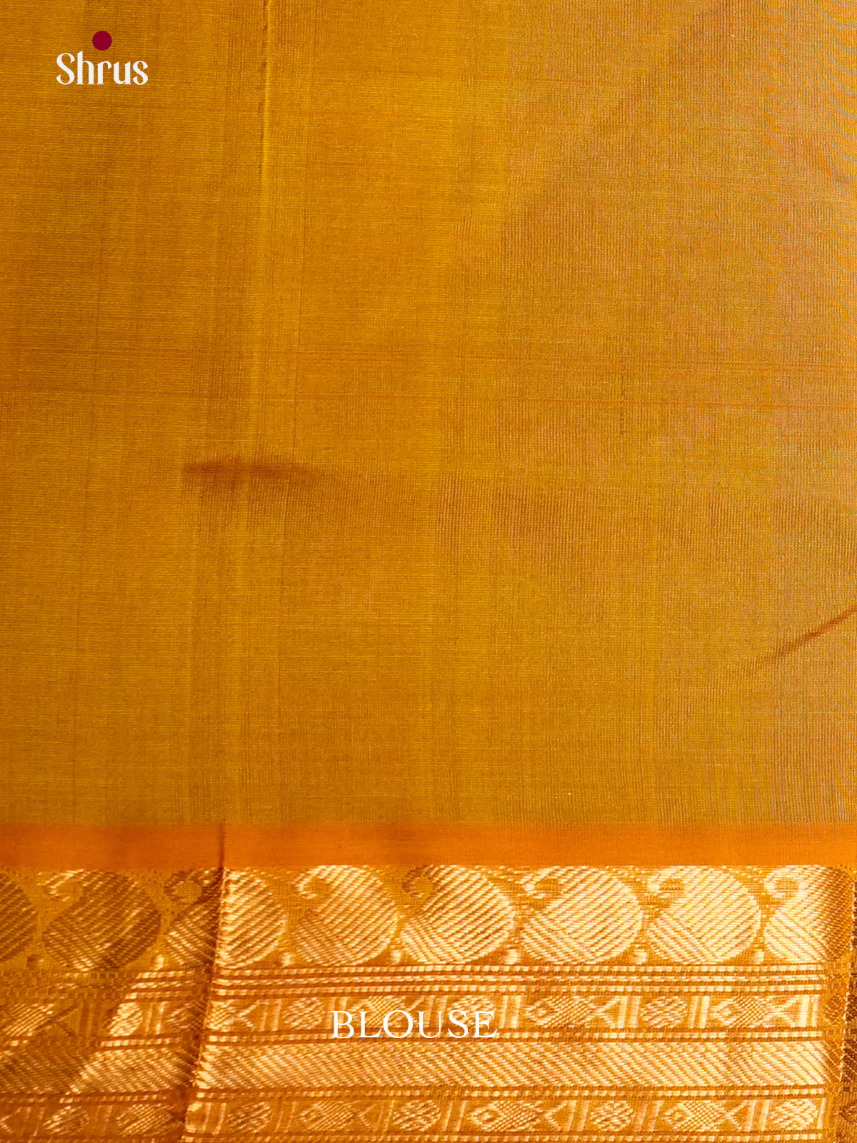 Buy Classy Violet Saree with Gold Floral Motifs & Orange Zari Woven Border