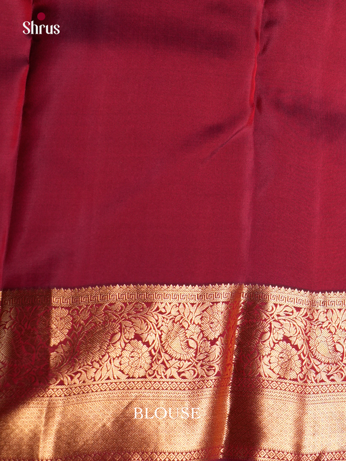 Orange & Maroon- Kanchipuram-halfpure - Saree - EAS28017 - Shop on Shrus.com