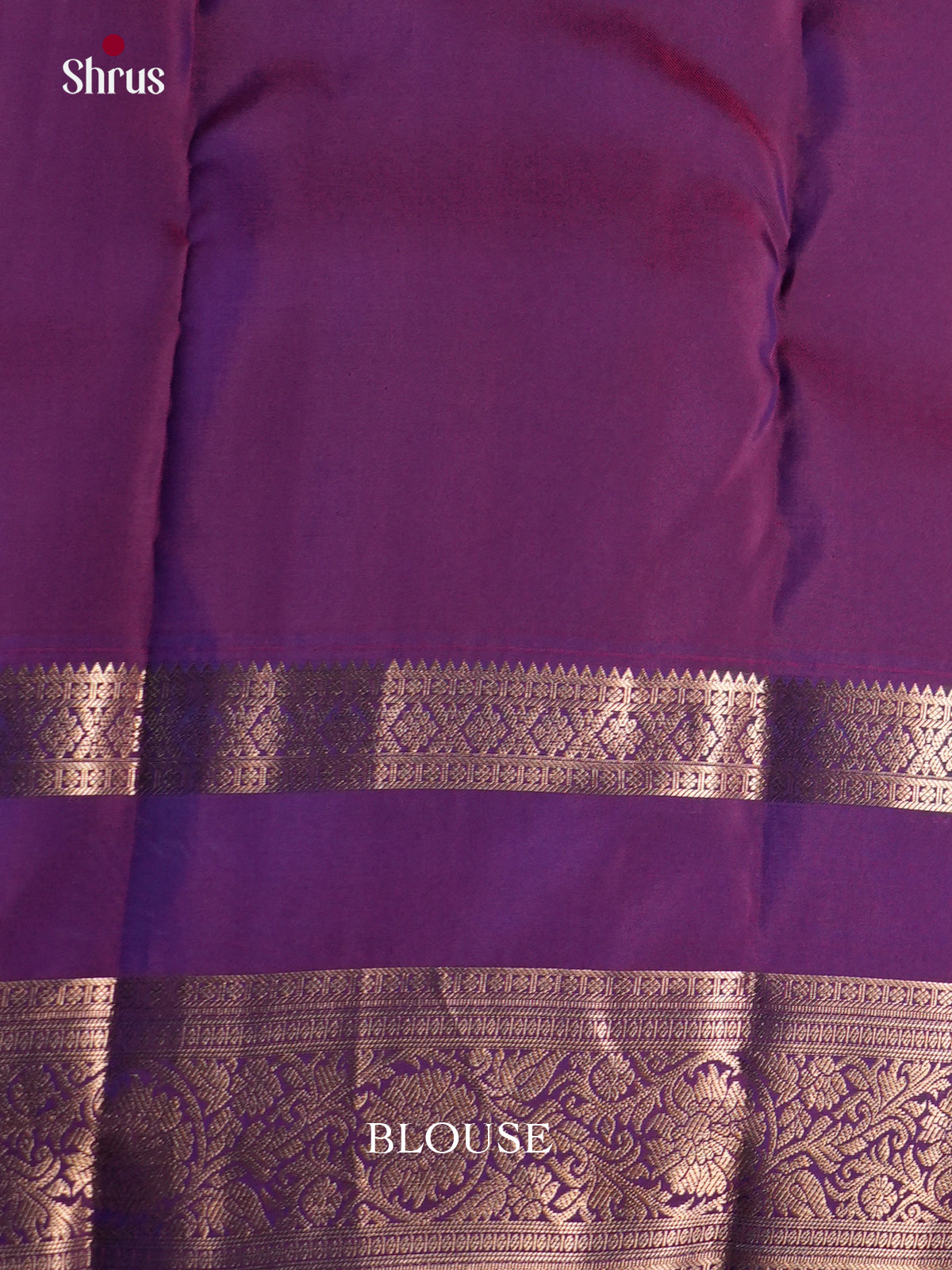 Peacock Green & Purple - Kanchipuram-halfpure - Saree- EAS28022 - Shop on Shrus.com