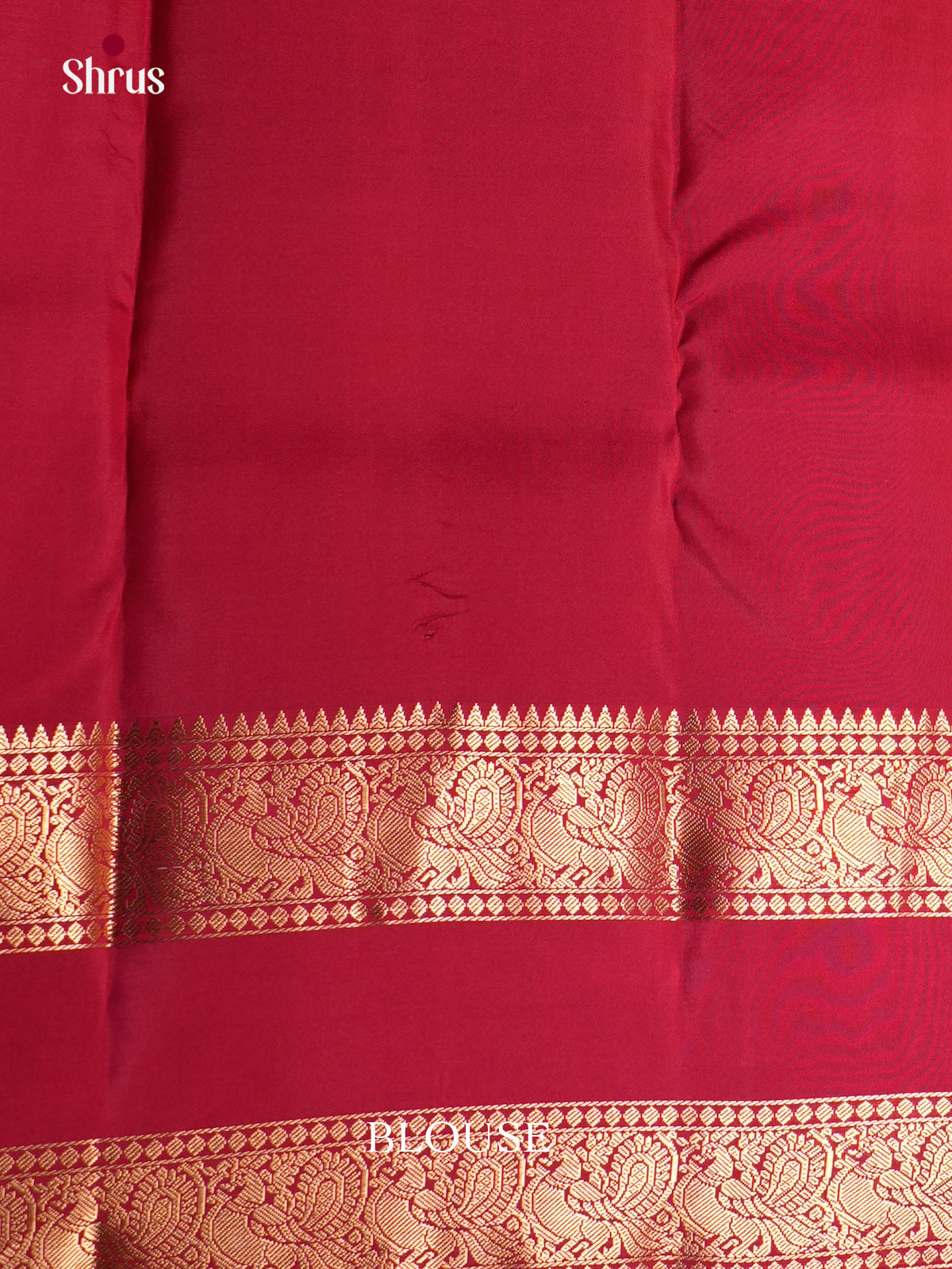 Orange & Maroon - Kanchipuram-halfpure - Saree- EAS28093 - Shop on Shrus.com