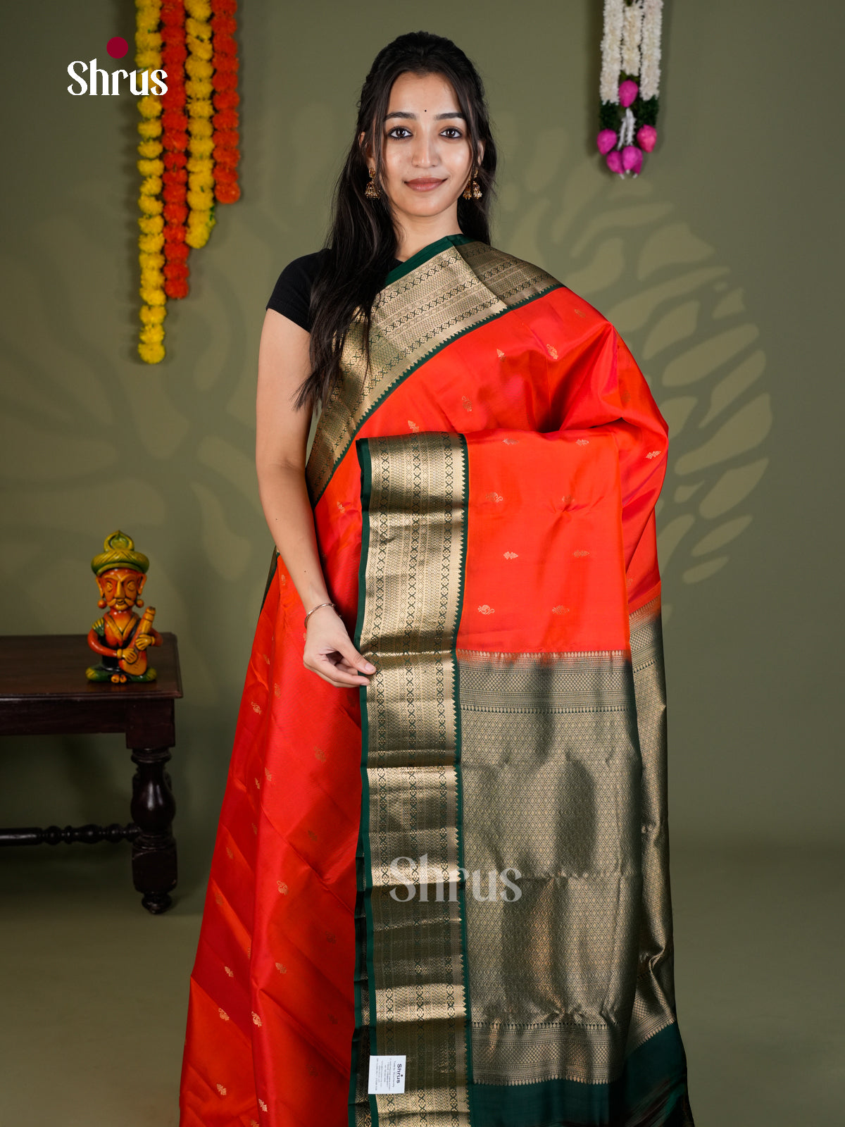 EAS28120 - Kanchipuram-halfpure - Saree - Shop on Shrus.com