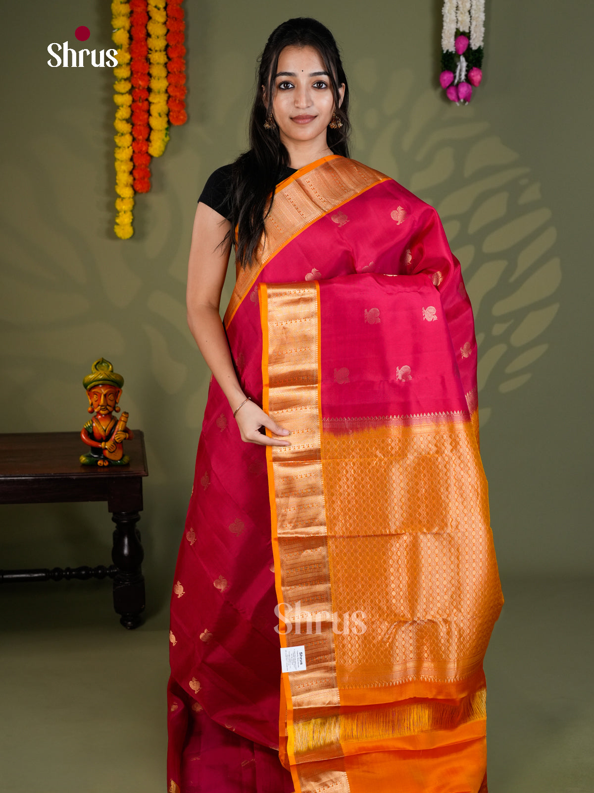 EAS28141 - Kanchipuram-halfpure - Saree - Shop on Shrus.com