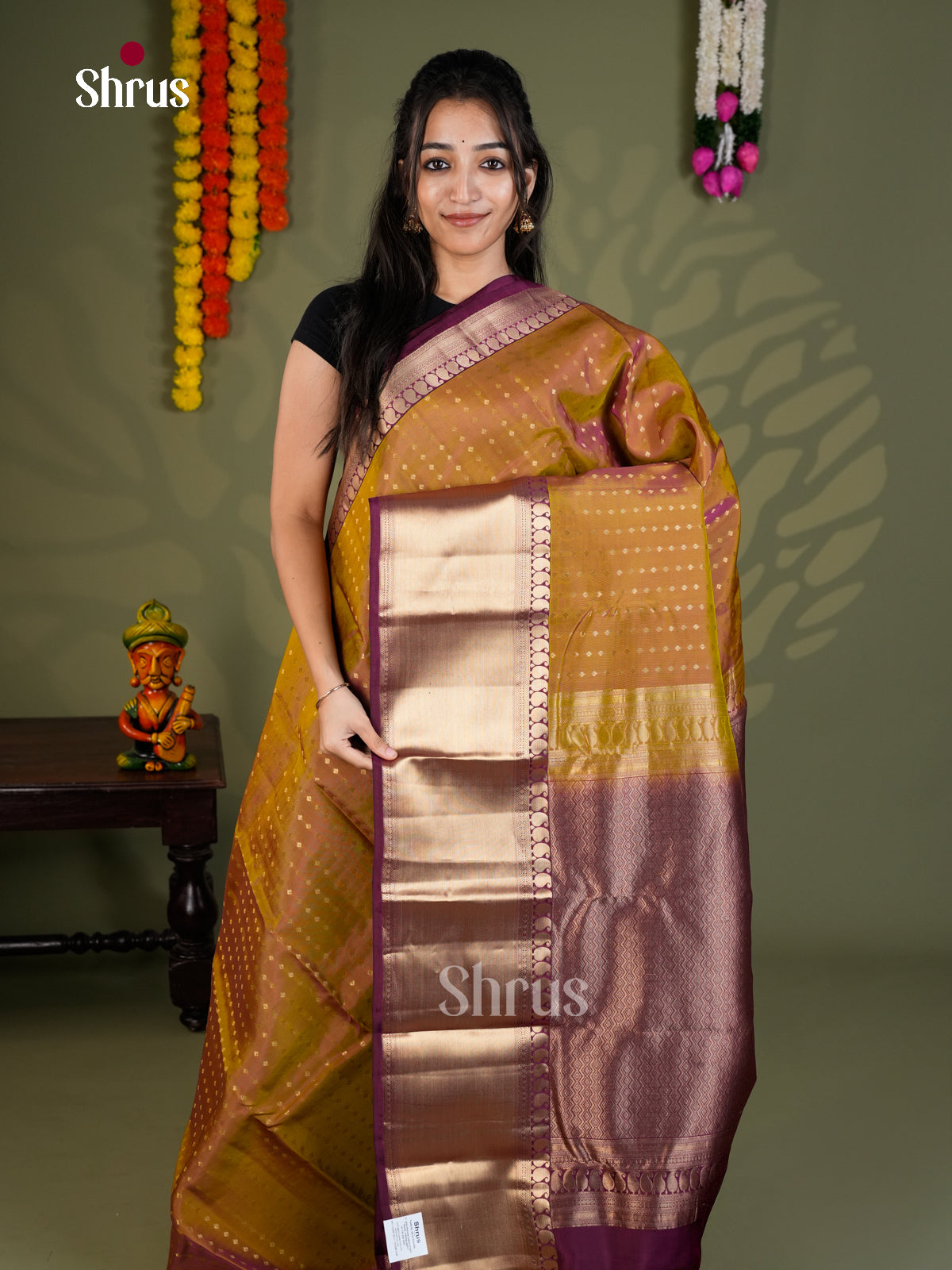 EAS28160 - Kanchipuram-halfpure - Saree - Shop on Shrus.com