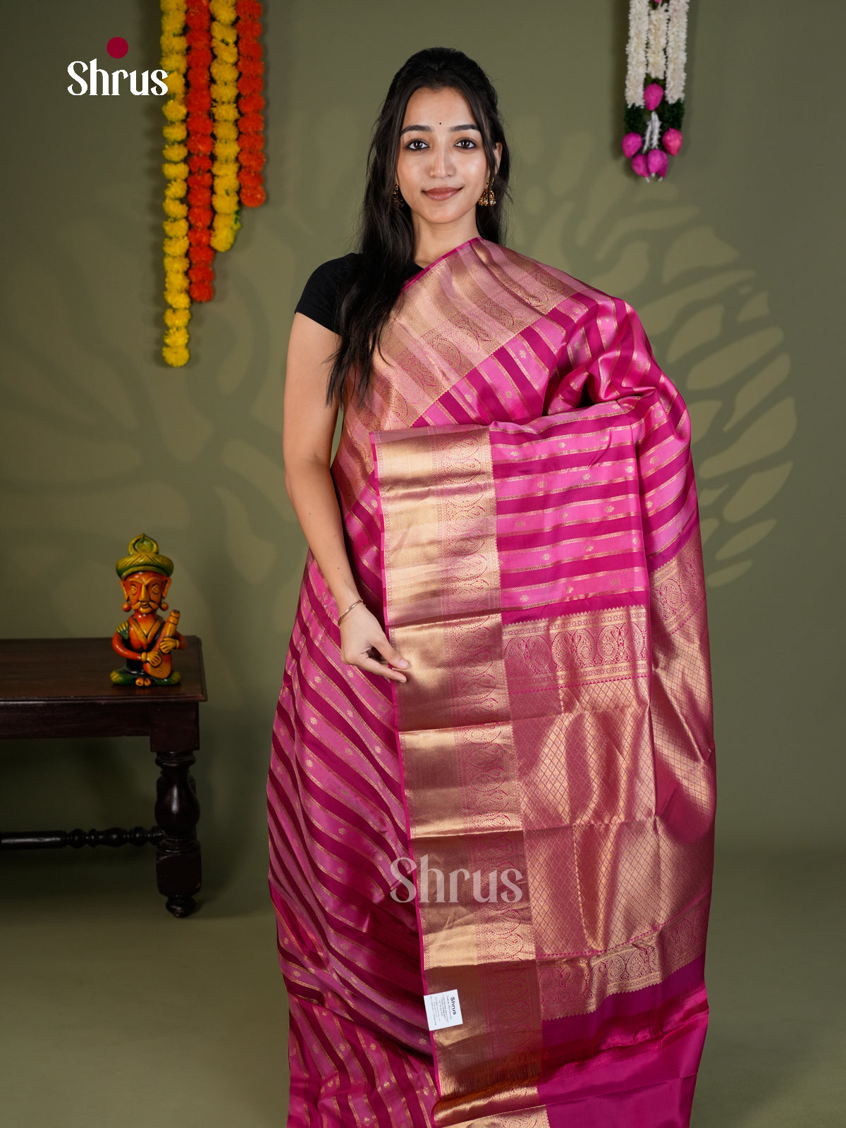 EAS28201 - Kanchipuram-halfpure - Saree - Shop on Shrus.com