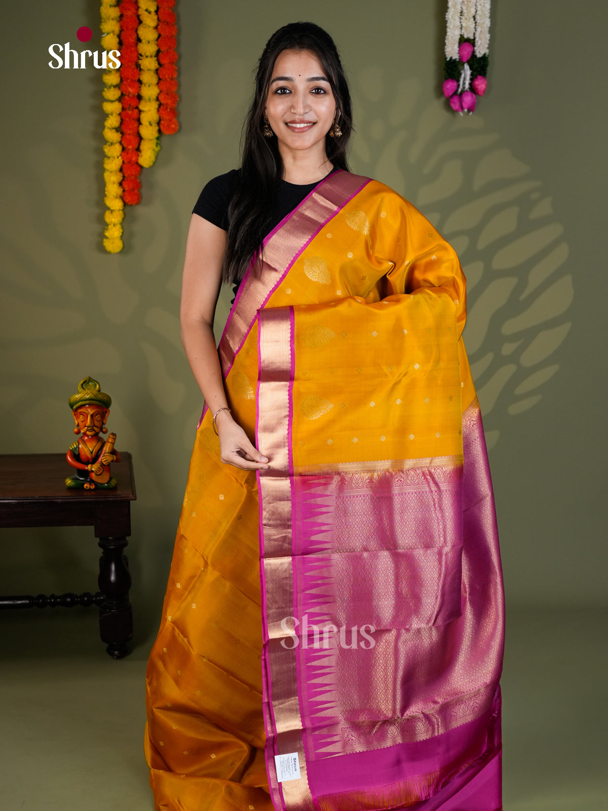 EAS28207 - Kanchipuram-halfpure - Saree - Shop on Shrus.com