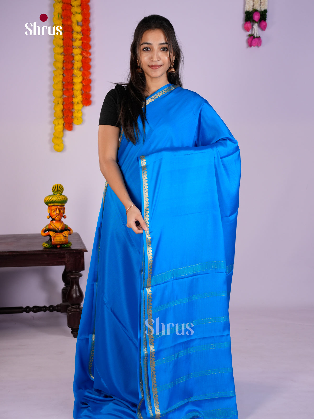 EAS28226 - Mysore Silk - Saree - Shop on Shrus.com