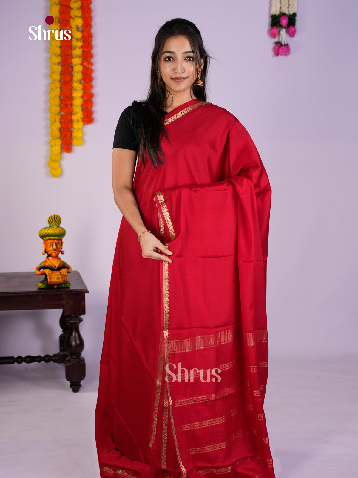 EAS28227 - Mysore Silk - Saree - Shop on Shrus.com
