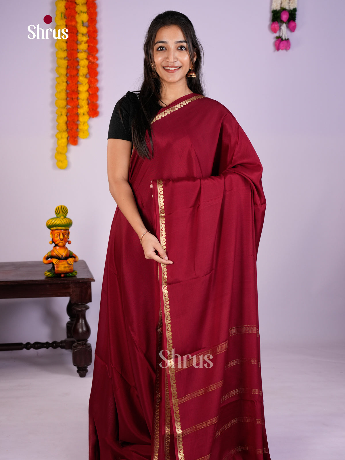EAS28235 - Mysore Silk - Saree - Shop on Shrus.com