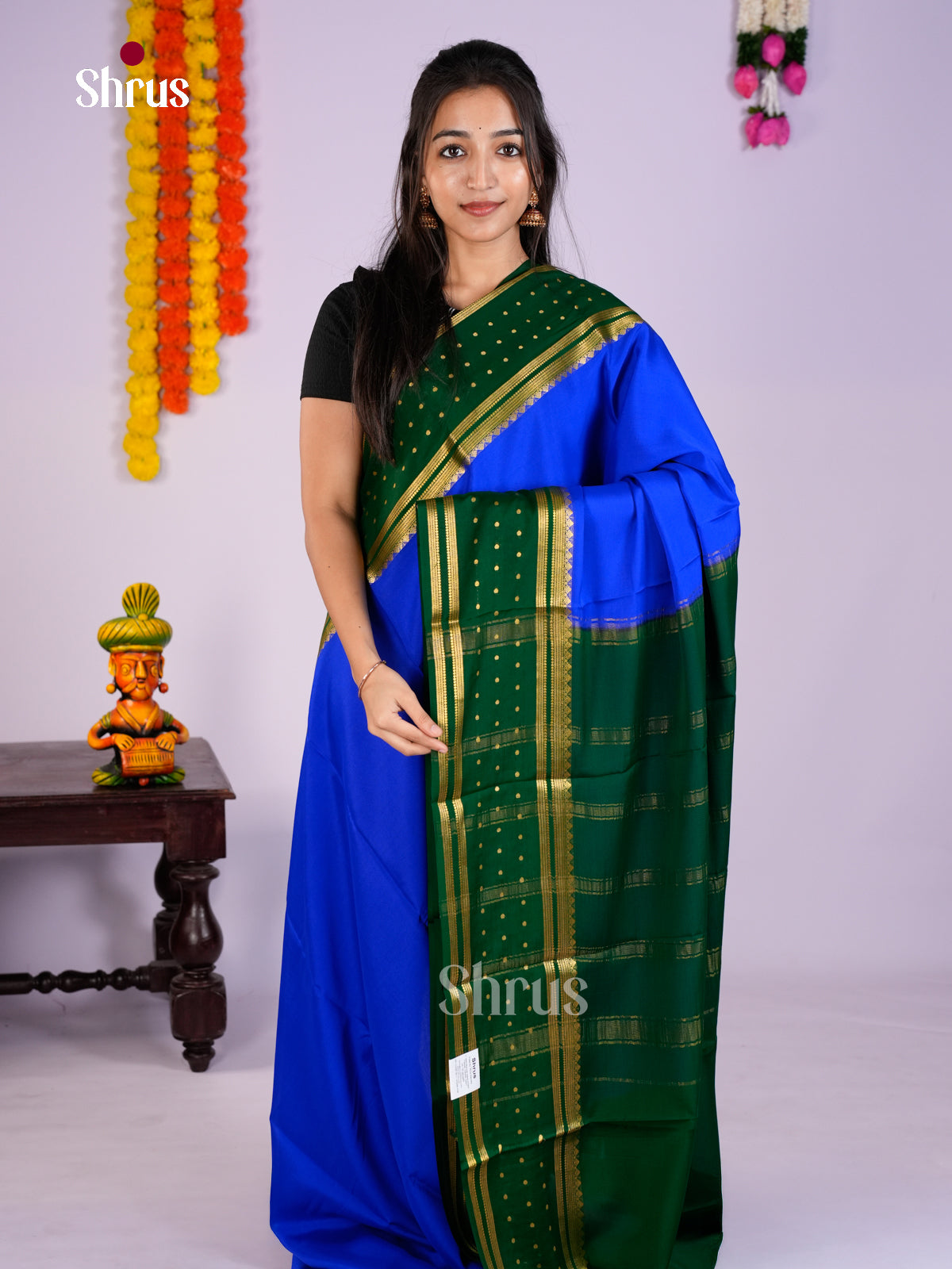 EAS28252 - Mysore Silk - Saree - Shop on Shrus.com