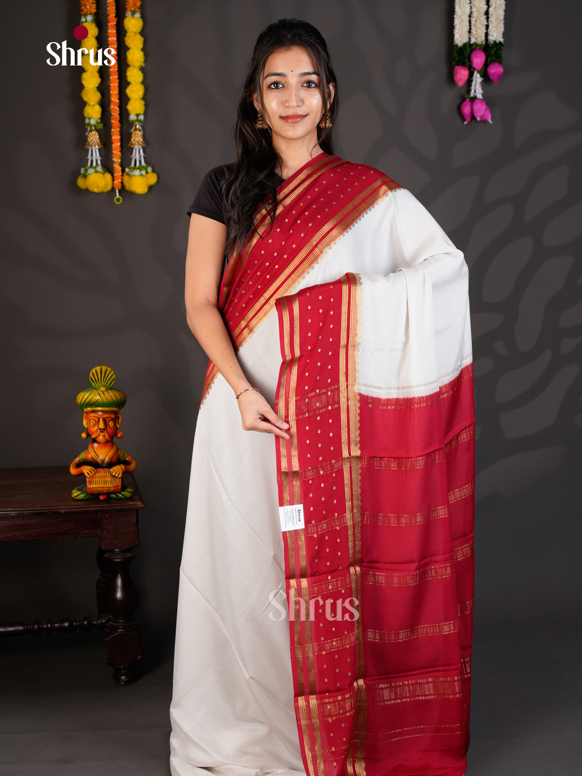 EAS28255 - Mysore Silk - Saree - Shop on Shrus.com