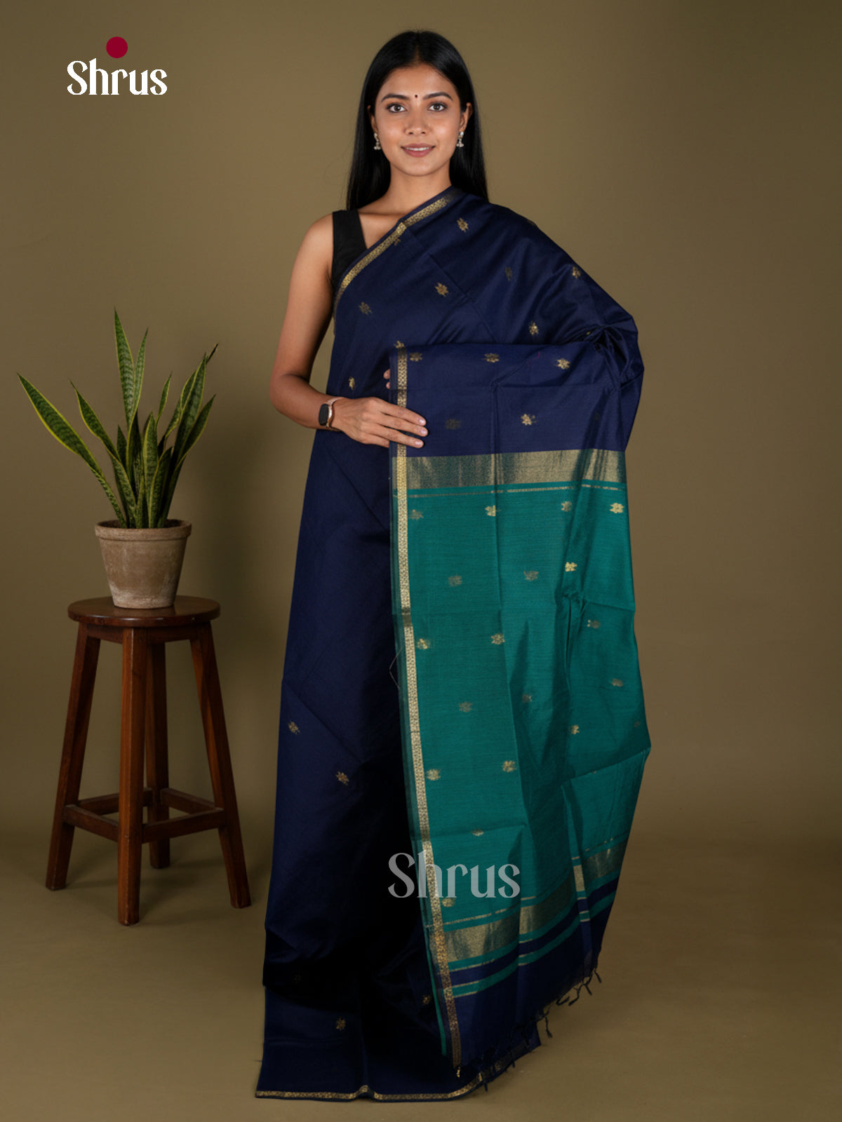Semi Maheshwari Saree - EAS29082 - Shop on Shrus.com