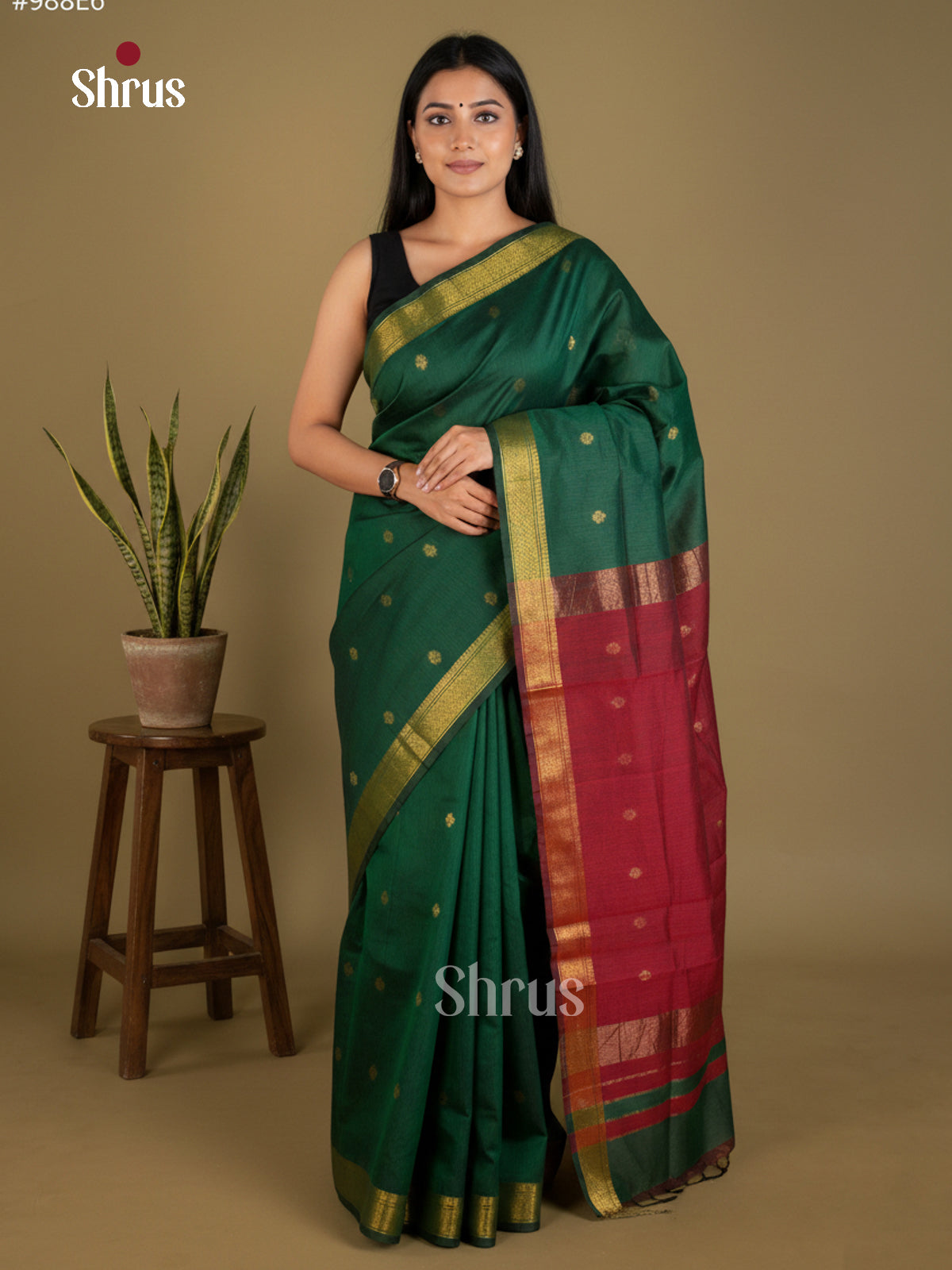 EAS29092 - Semi Maheshwari - Saree - Shop on Shrus.com