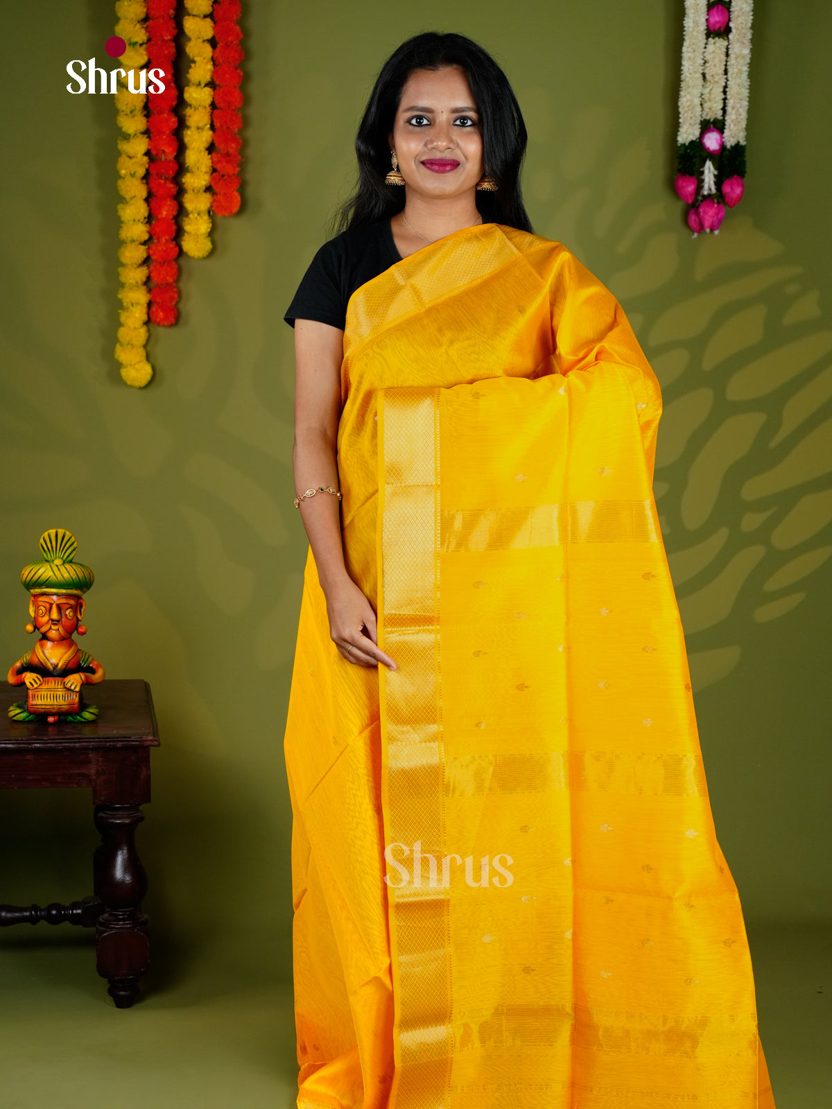 EAS30080 - Maheshwari silkcotton - Saree - Shop on Shrus.com