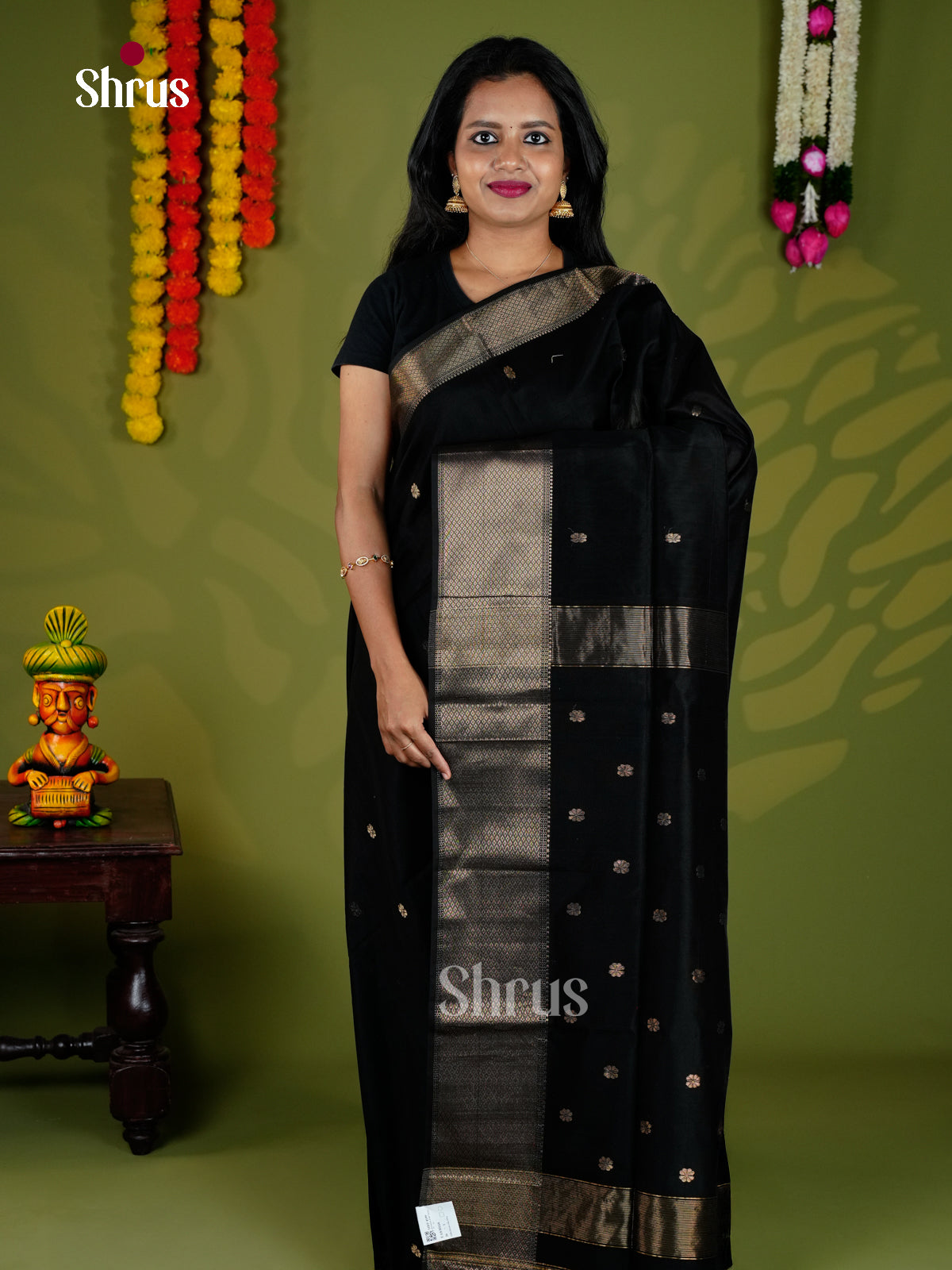 EAS30168 - Maheshwari silkcotton - Saree - Shop on Shrus.com