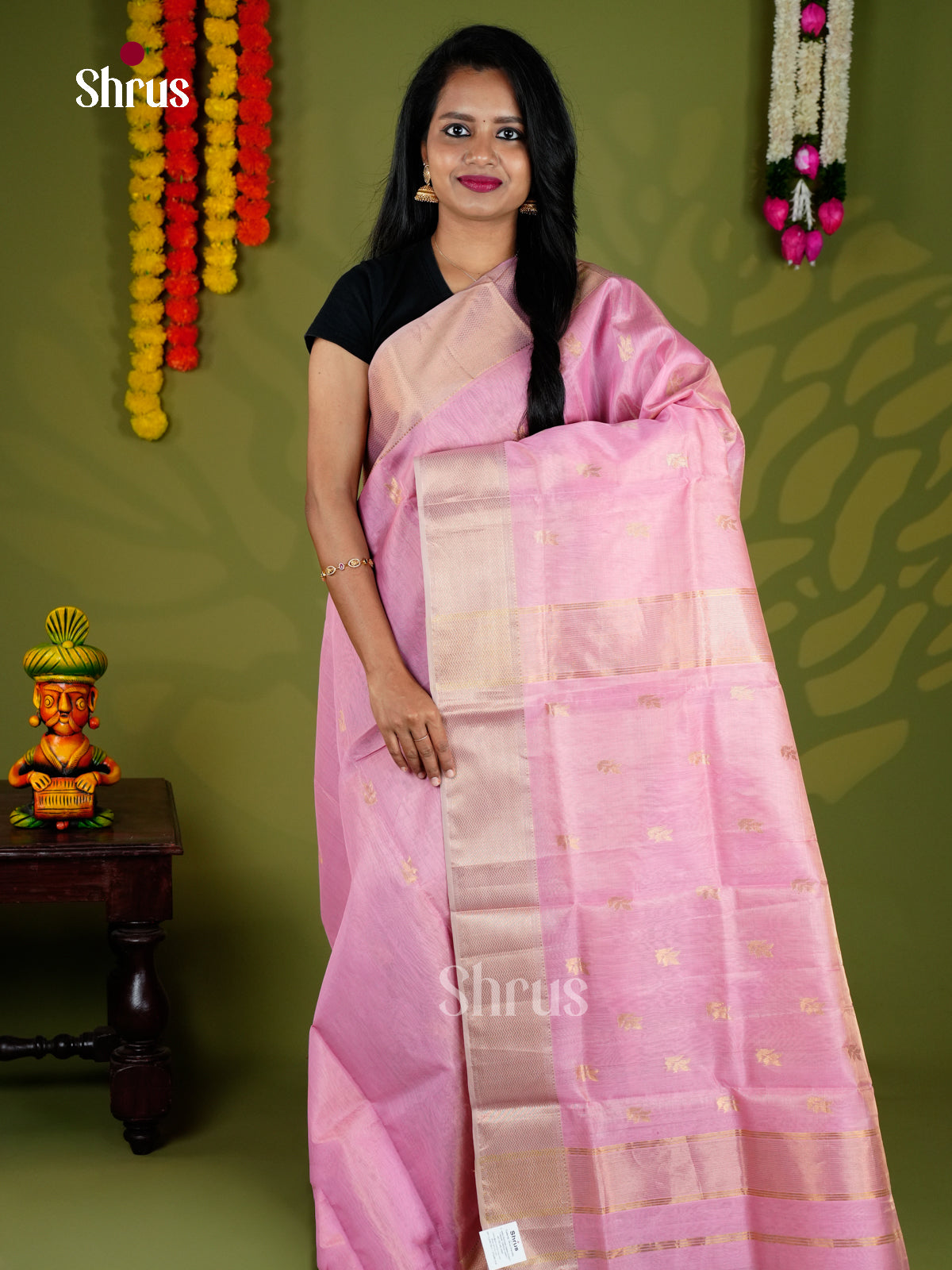 EAS30208 - Maheshwari silkcotton - Saree - Shop on Shrus.com