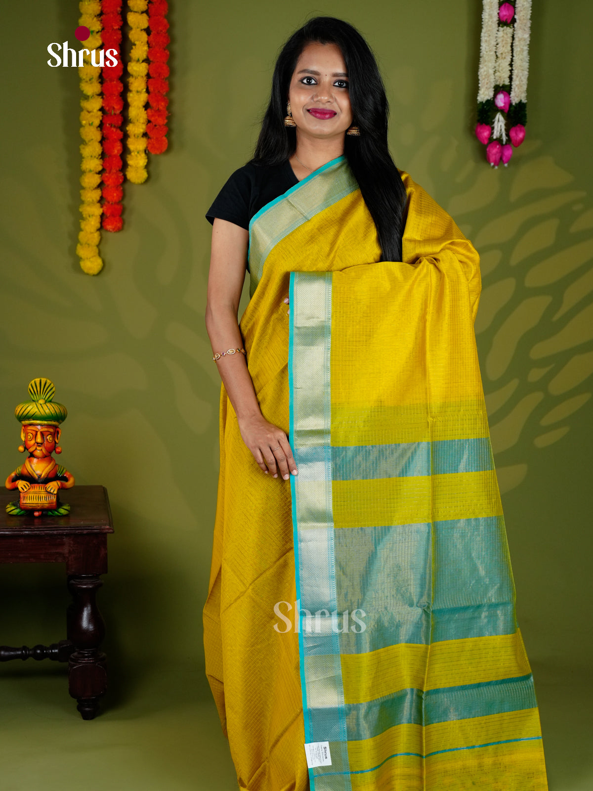 EAS30230 - Maheshwari silkcotton - Saree - Shop on Shrus.com