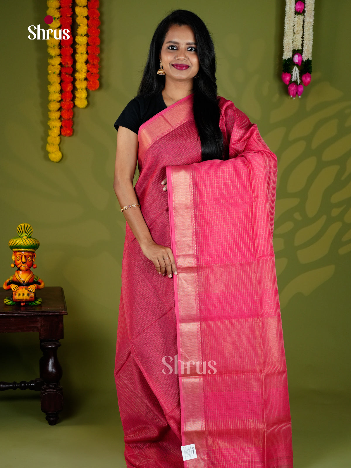 EAS30242 - Maheshwari silkcotton - Saree - Shop on Shrus.com