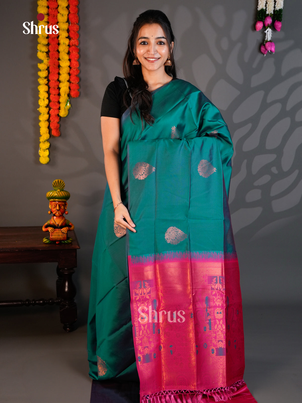 EAS30421 - Semi Softsilk - Saree - Shop on Shrus.com