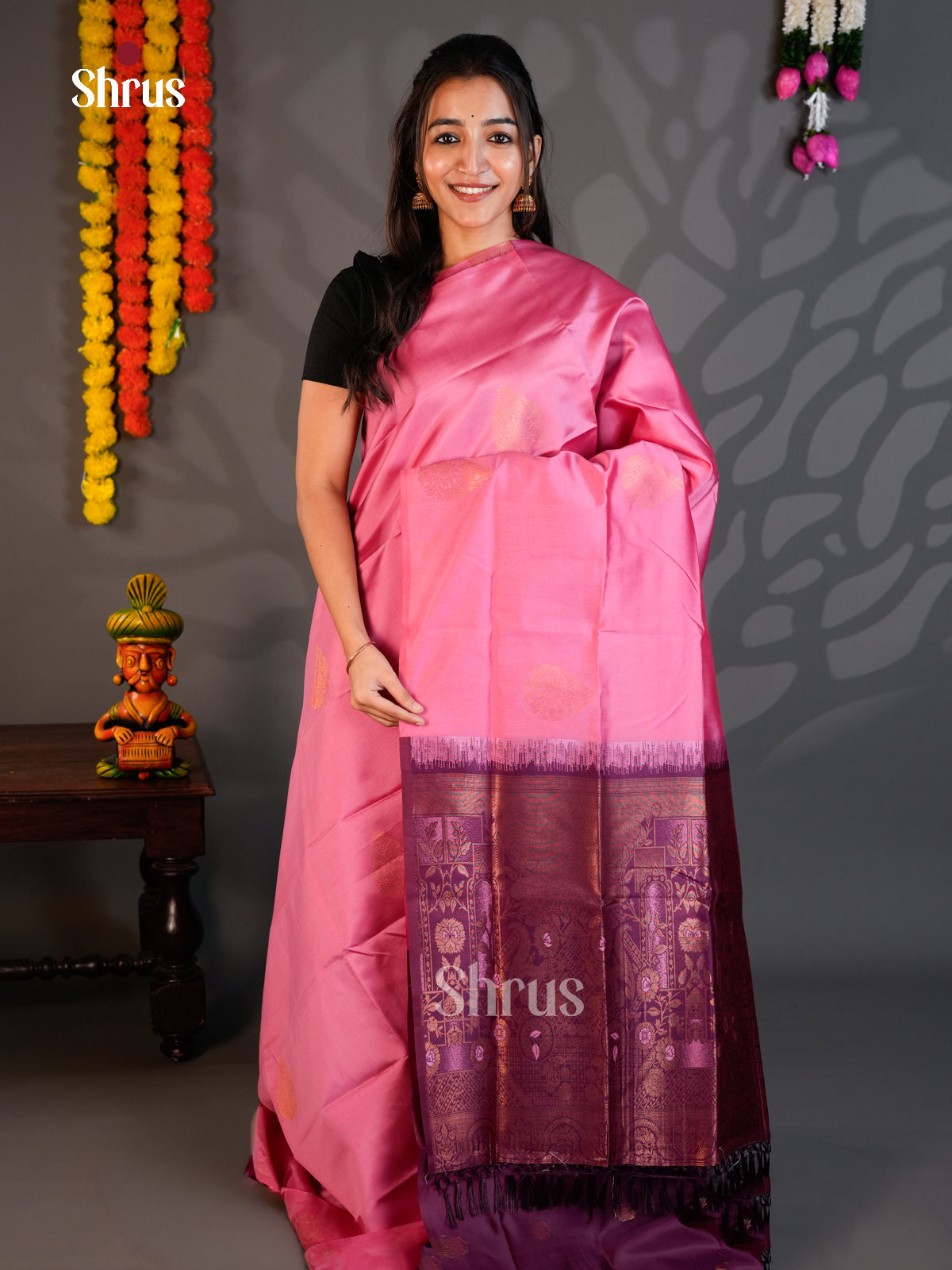 EAS30435 - Semi Softsilk - Saree - Shop on Shrus.com