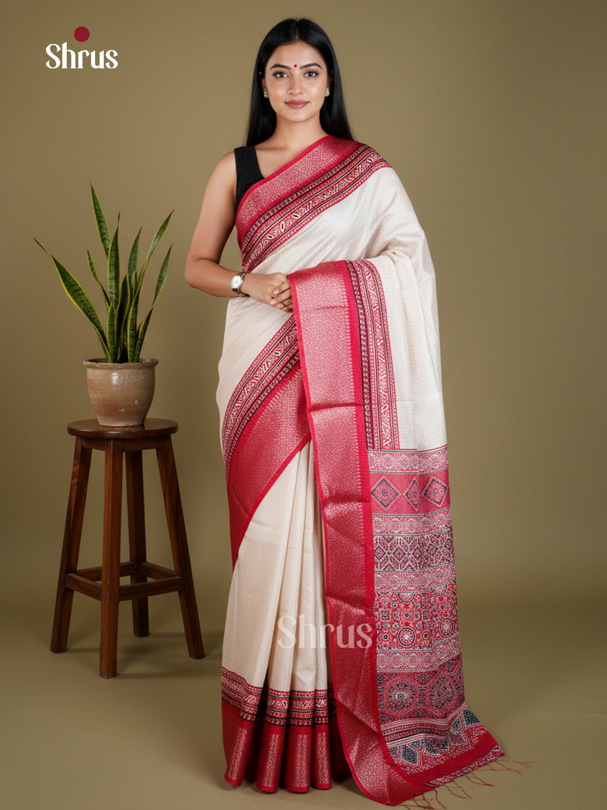 EAS30462 - Semi Crepe - Saree - Shop on Shrus.com