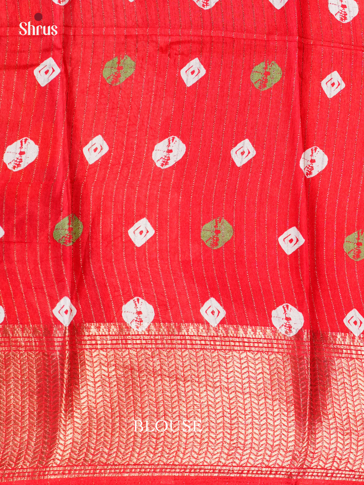 Red - EAS30483 - Semi Crepe - Saree - Shop on Shrus.com