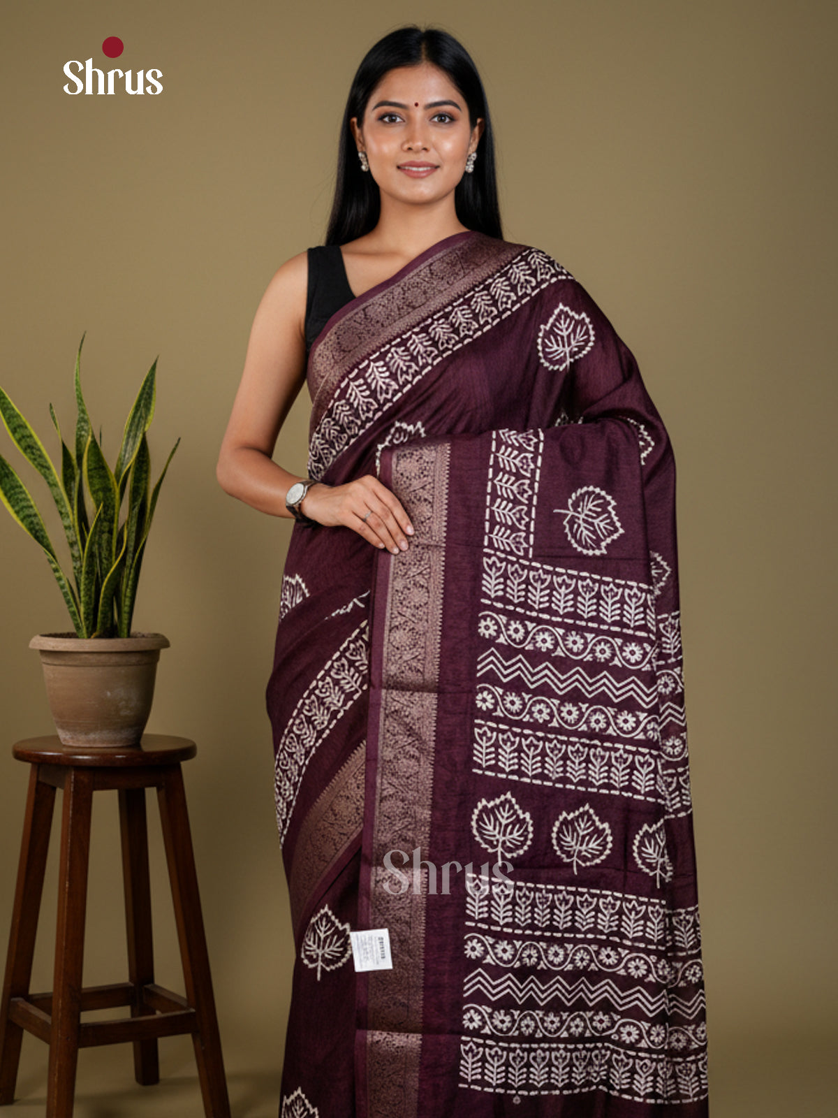 EAS30489 - Semi Crepe - Saree - Shop on Shrus.com