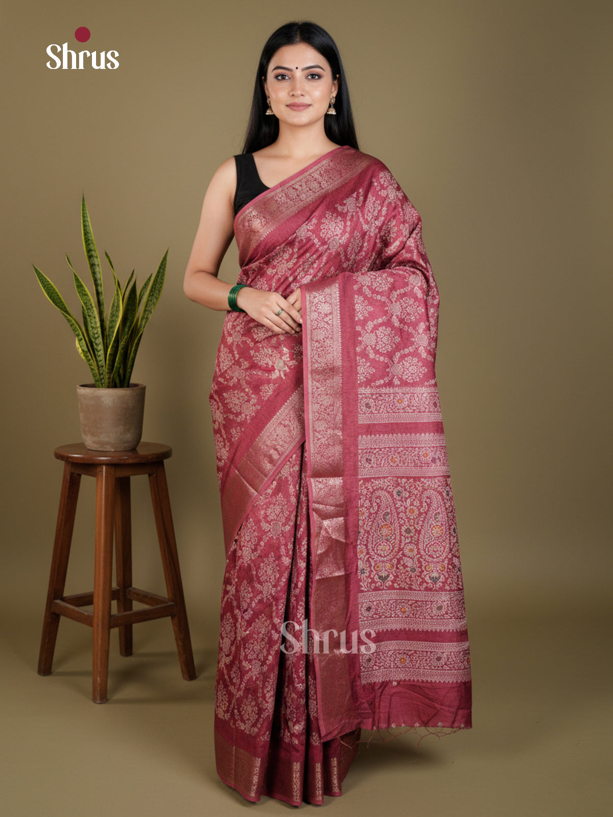 EAS30495 - Semi Crepe - Saree - Shop on Shrus.com