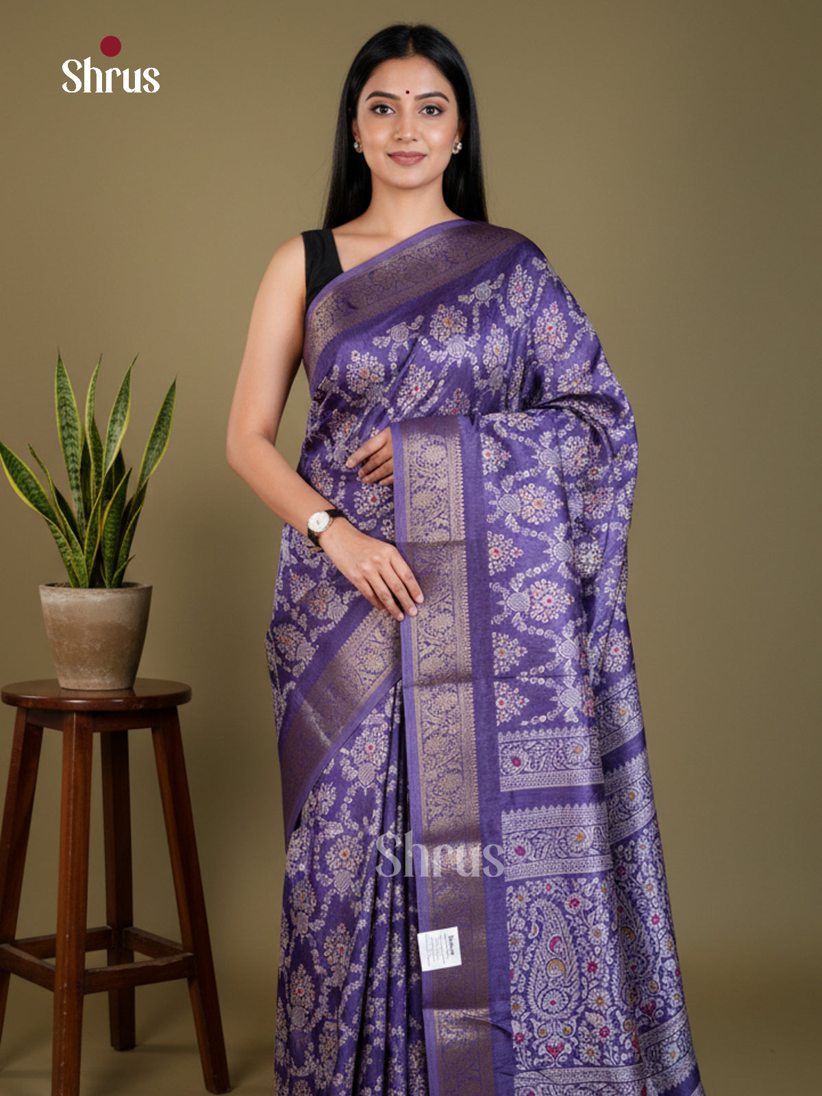 EAS30496 - Semi Crepe - Saree - Shop on Shrus.com