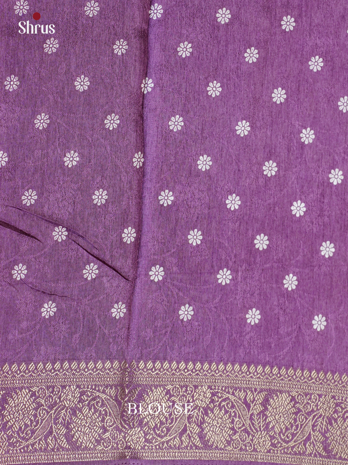 Purple - Semi Crepe - Saree- EAS30499 - Shop on Shrus.com