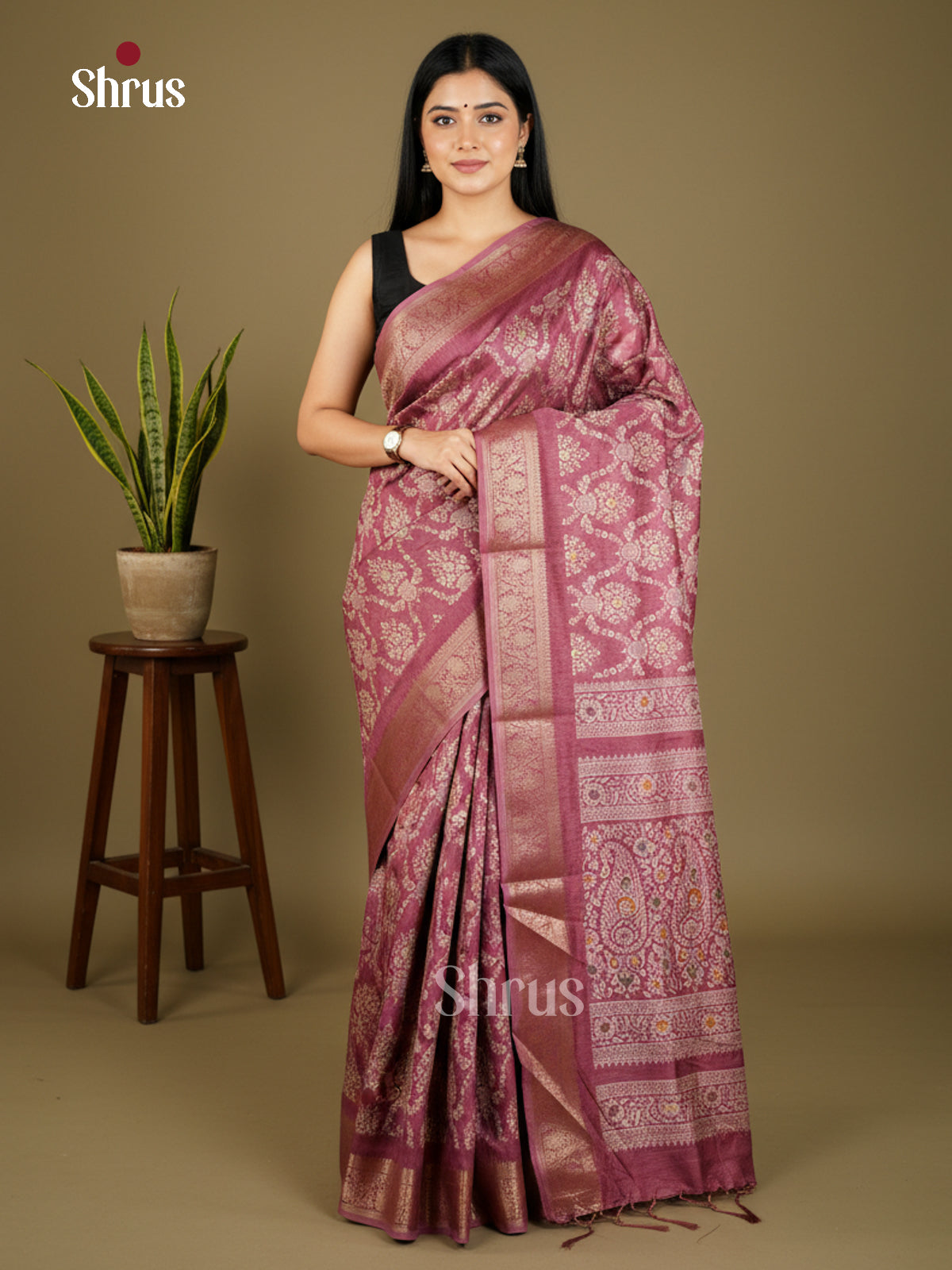 EAS30500 - Semi Crepe - Saree - Shop on Shrus.com