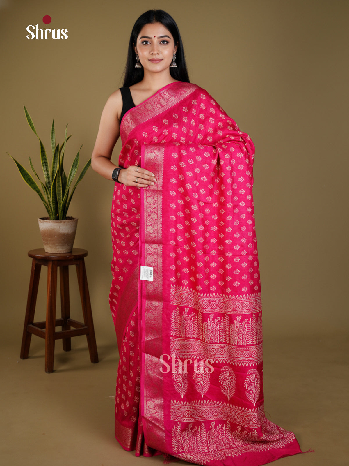 EAS30504 - Semi Crepe - Saree - Shop on Shrus.com