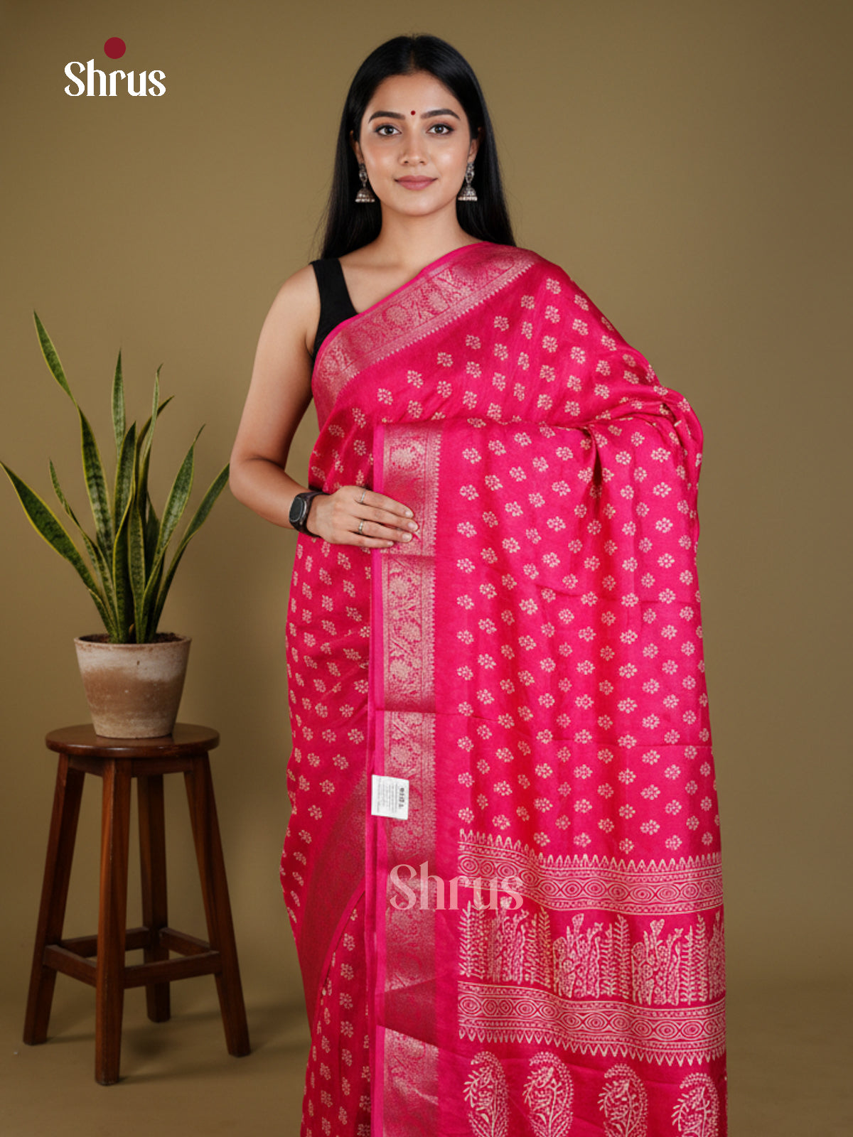 EAS30504 - Semi Crepe - Saree - Shop on Shrus.com