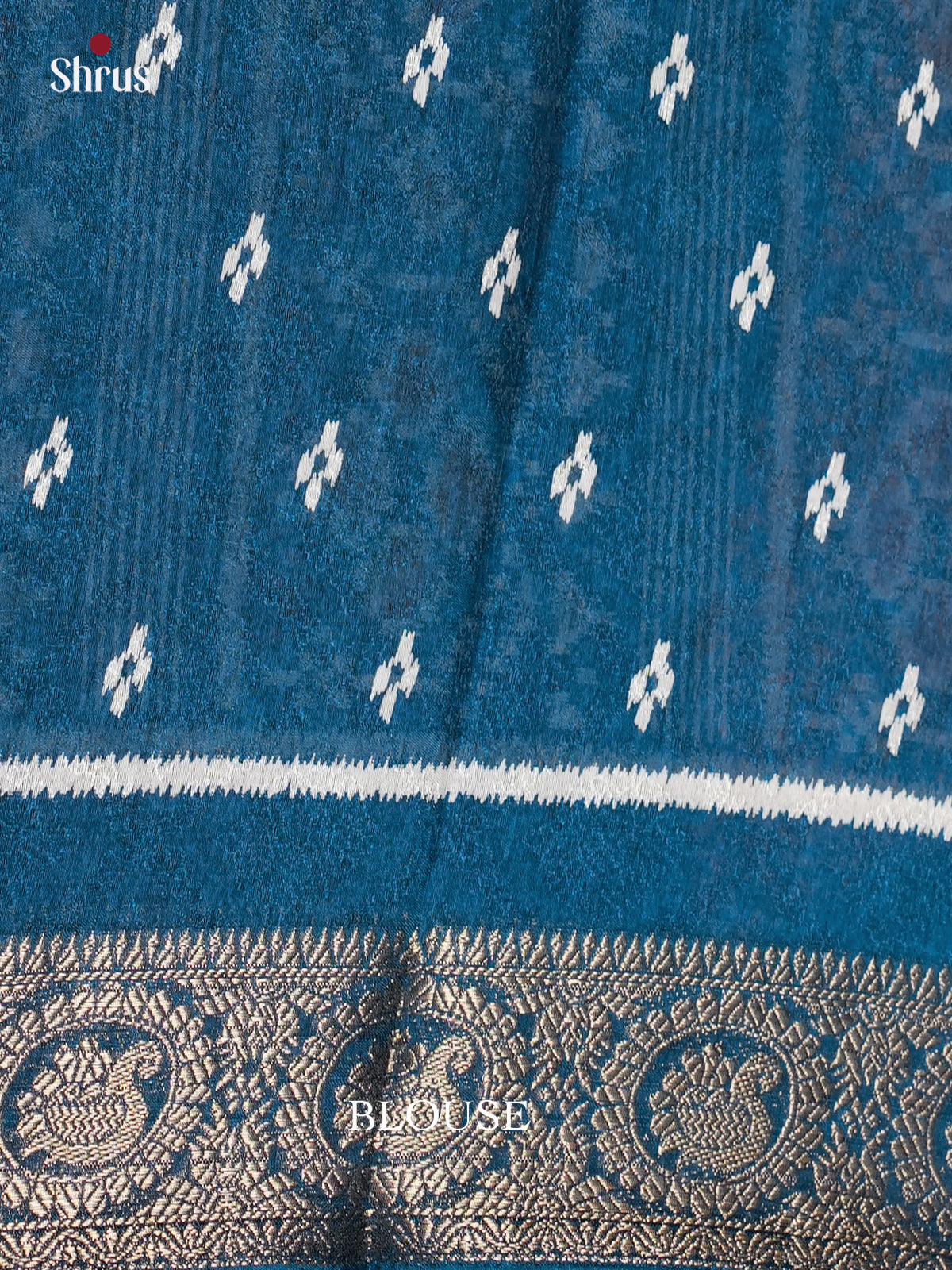 Blue - Semi Crepe - Saree - EAS30511 - Shop on Shrus.com