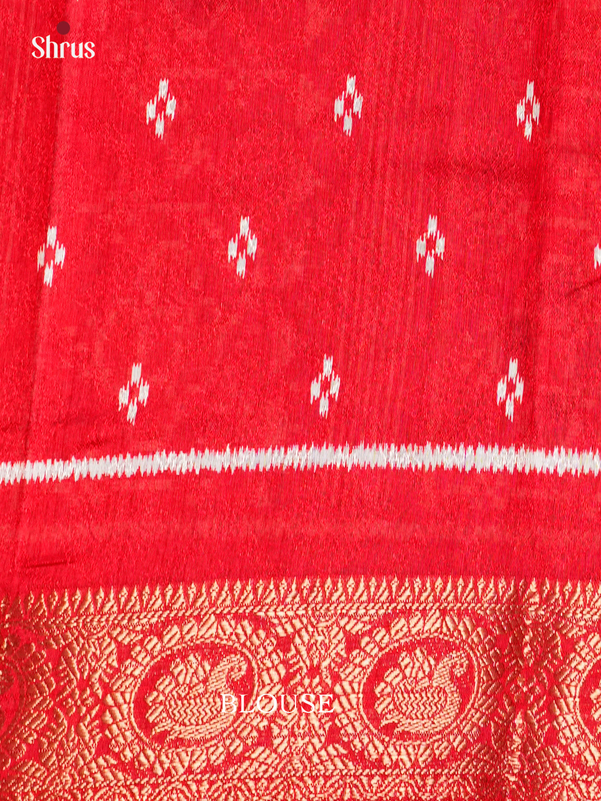 Red - Semi Crepe - Saree - EAS30512 - Shop on Shrus.com