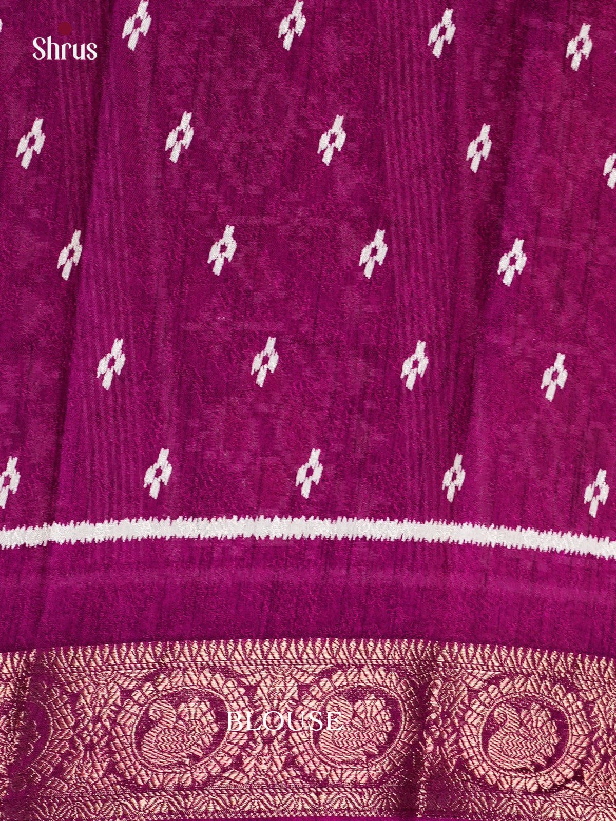 Purple - Semi Crepe - Saree- EAS30514 - Shop on Shrus.com
