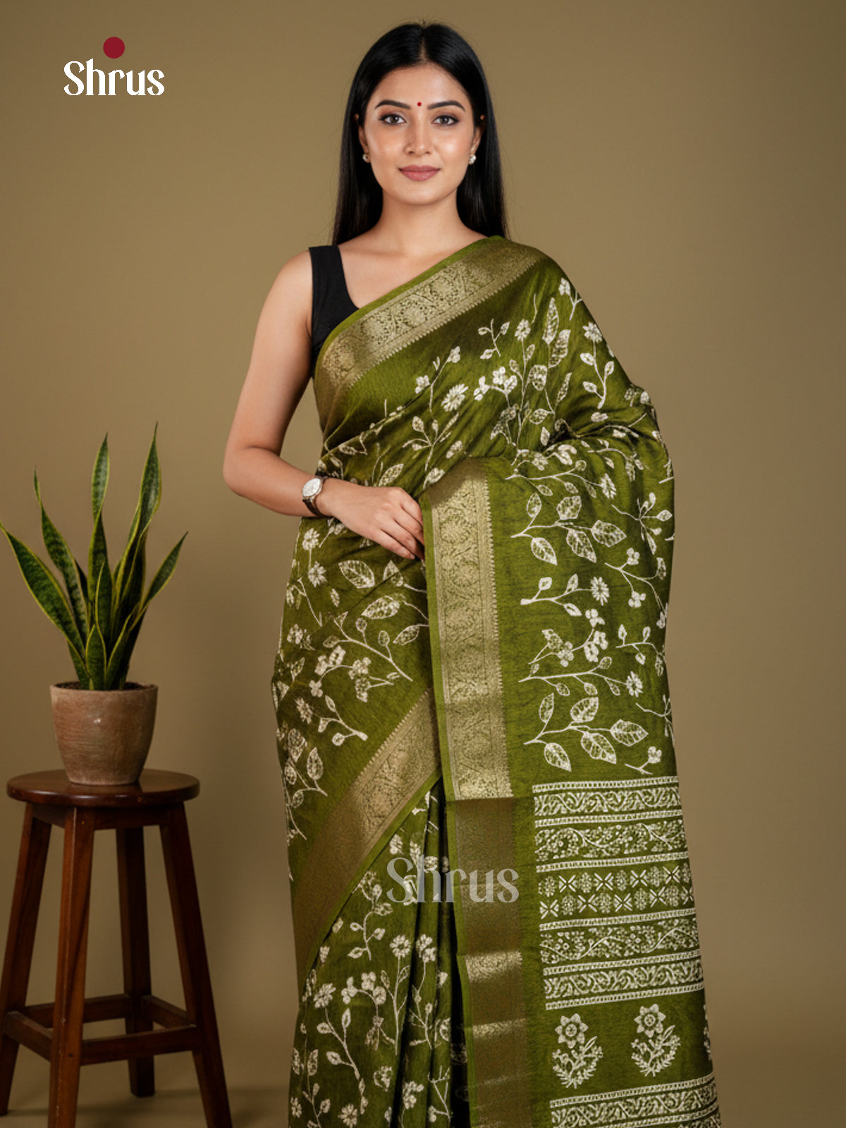 EAS30523 - Semi Crepe - Saree - Shop on Shrus.com