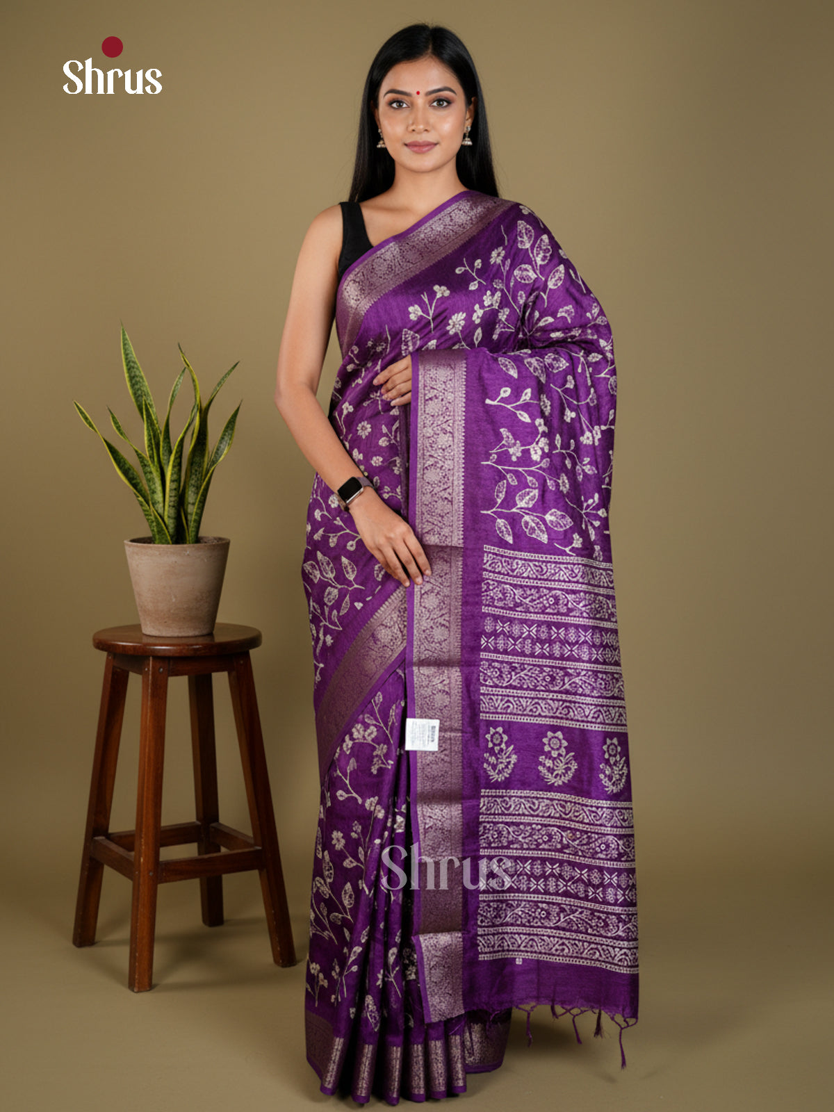 EAS30524 - Semi Crepe - Saree - Shop on Shrus.com