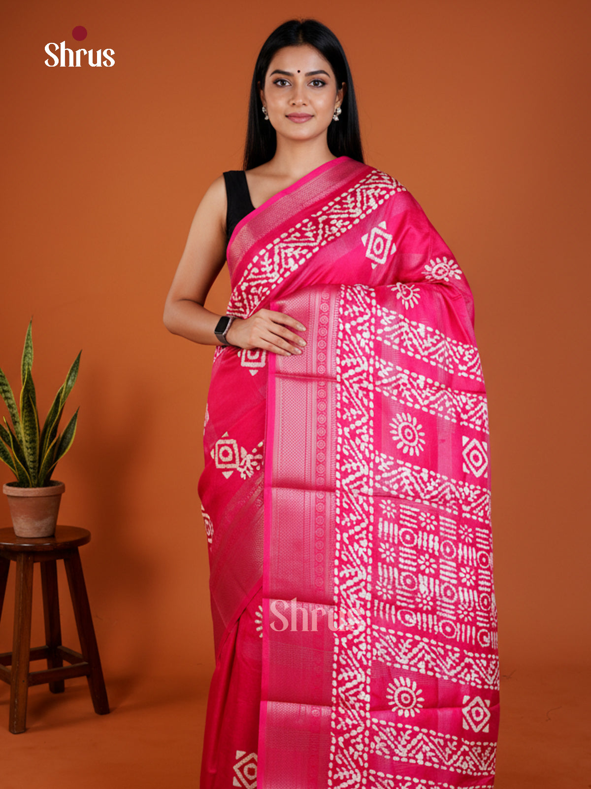 EAS30526 - Semi Crepe - Saree - Shop on Shrus.com