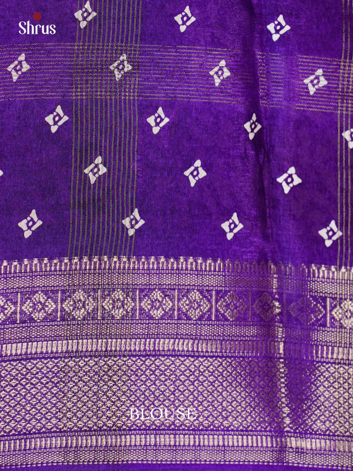 Purple - Semi Crepe - Saree - EAS30531 - Shop on Shrus.com