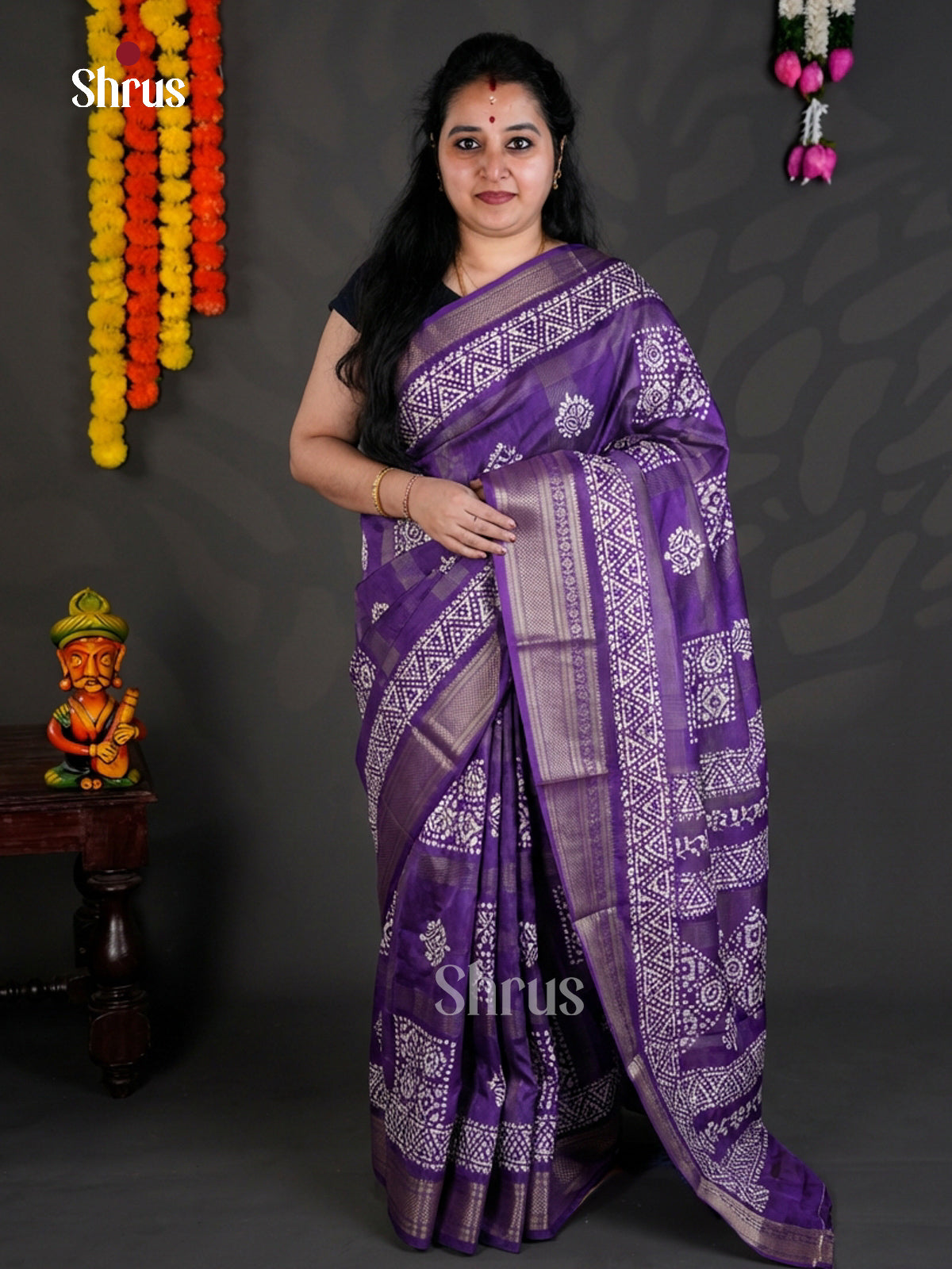 EAS30544 - Semi Crepe - Saree - Shop on Shrus.com