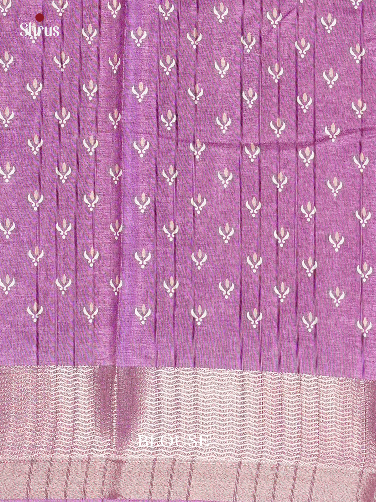 Purple - Semi Crepe - Saree- EAS30574 - Shop on Shrus.com