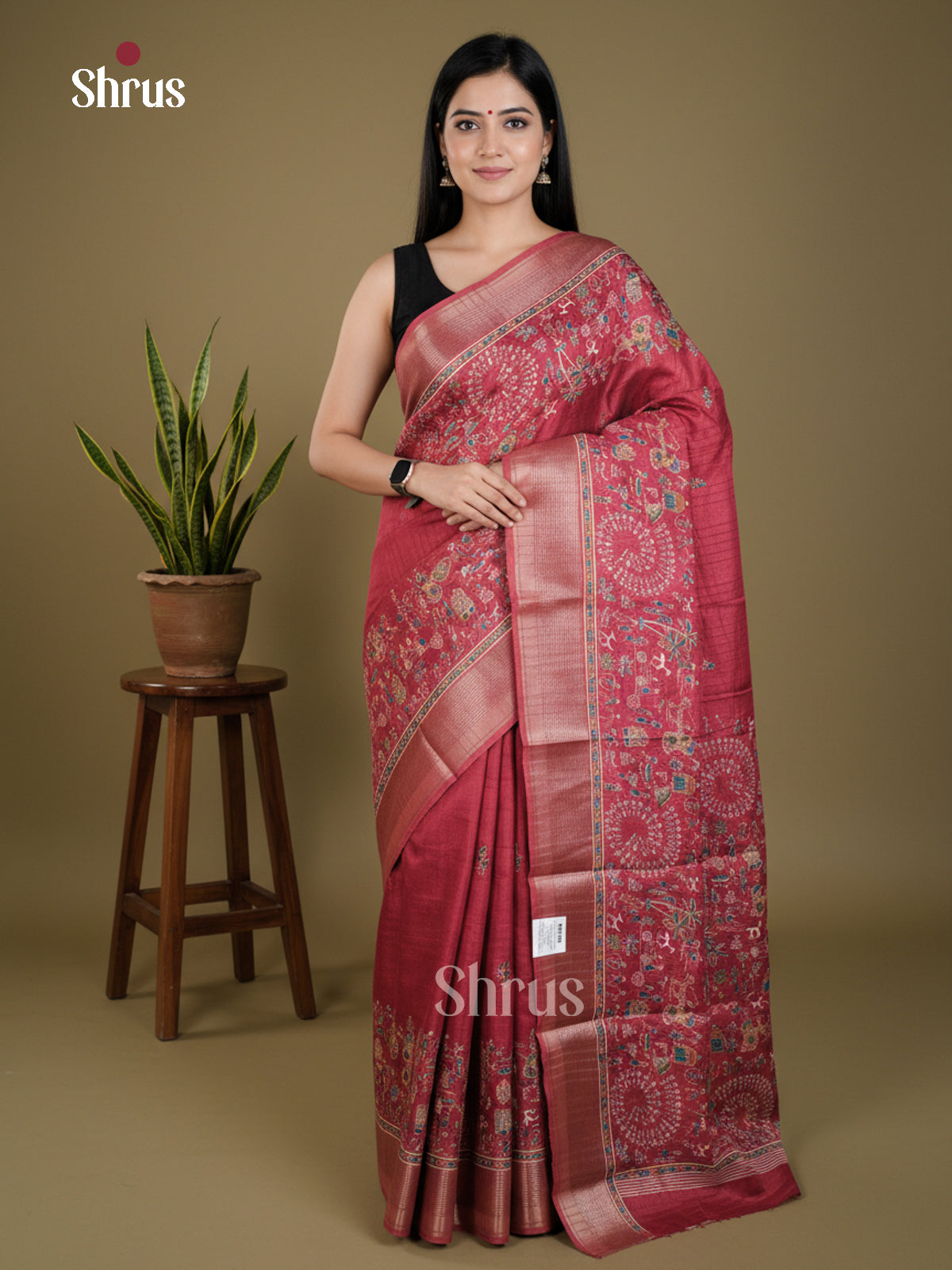 EAS30576 - Semi Crepe - Saree - Shop on Shrus.com