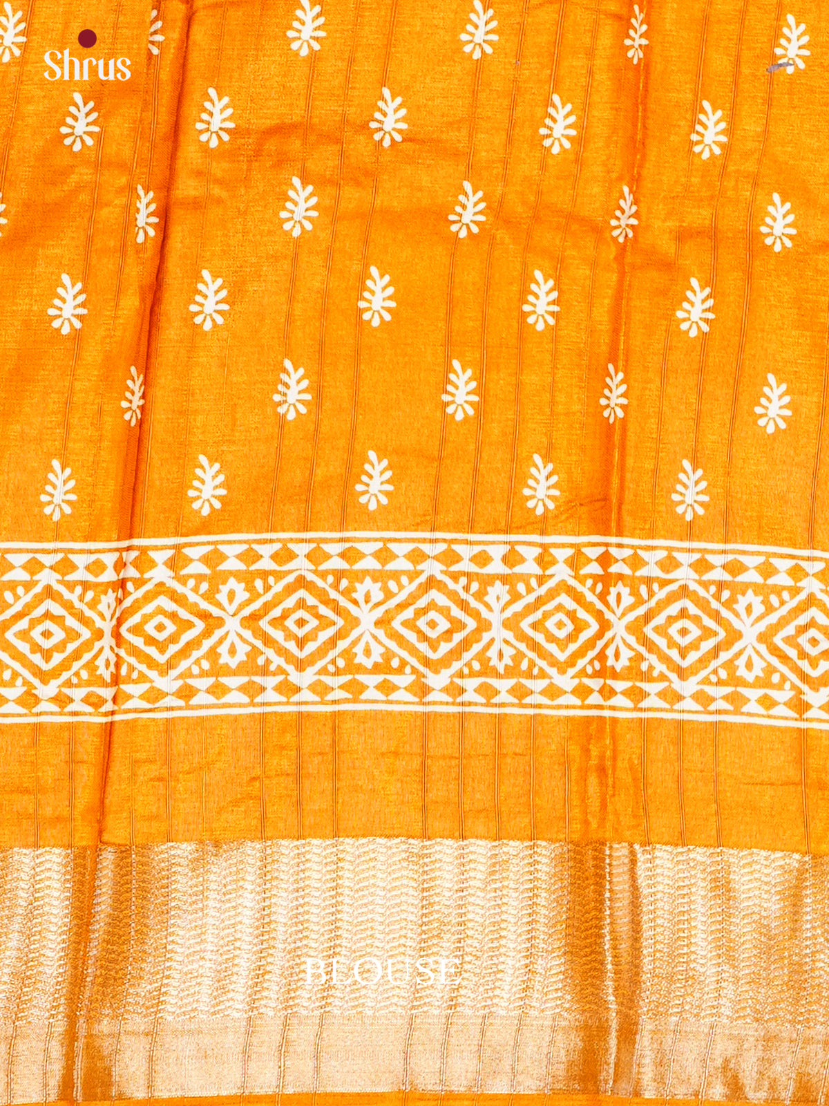 Mustard - Semi Crepe - Saree- EAS30583 - Shop on Shrus.com