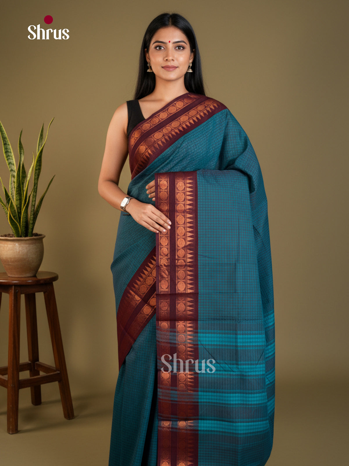 EAS30661 - Chettinad Cotton - Saree - Shop on Shrus.com