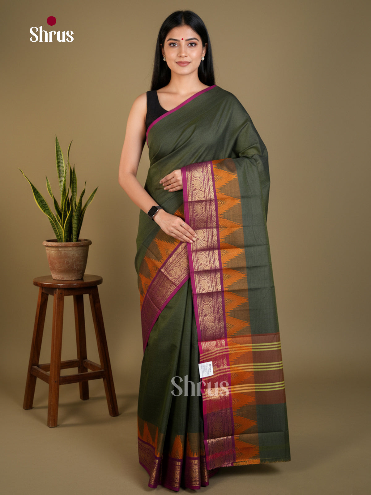 EAS30666 - Chettinad Cotton - Saree - Shop on Shrus.com