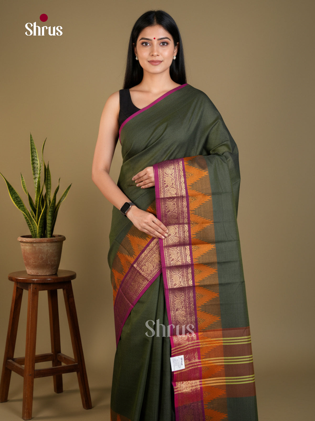 EAS30666 - Chettinad Cotton - Saree - Shop on Shrus.com