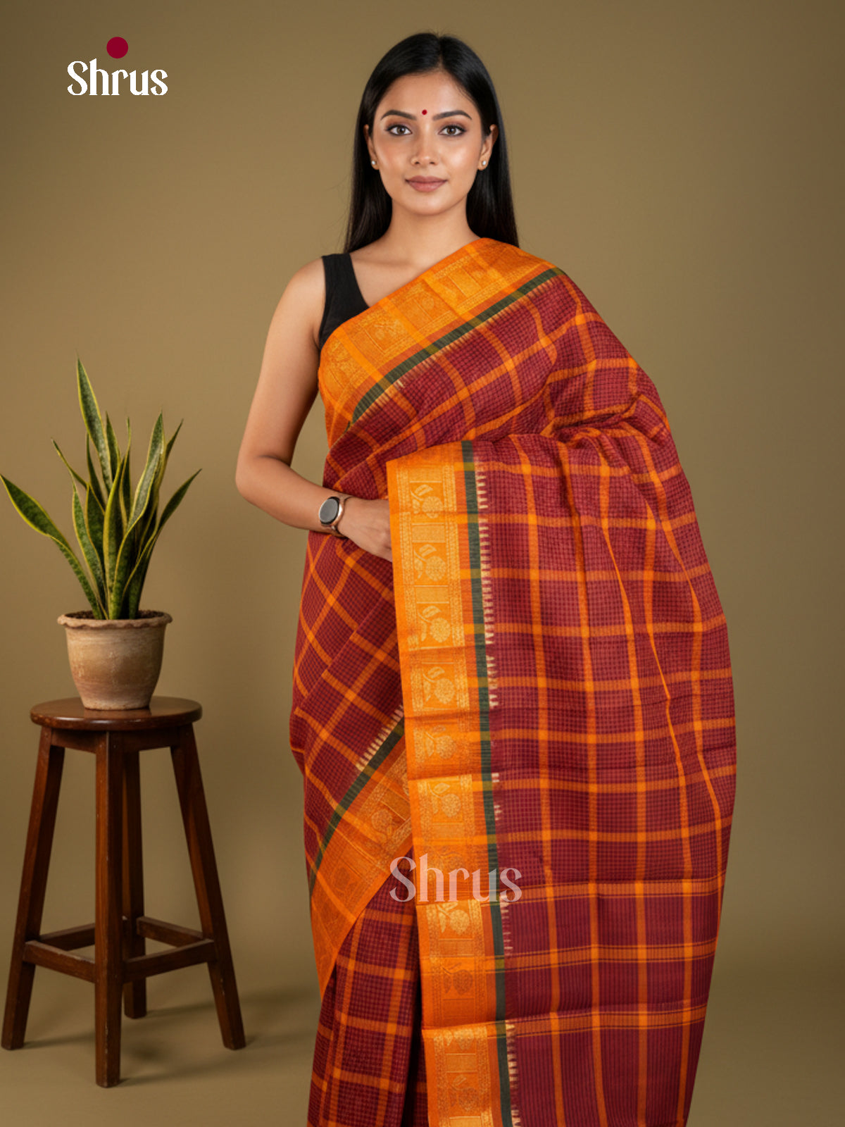 EAS30683 - Chettinad Cotton - Saree - Shop on Shrus.com